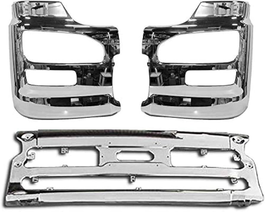 日産 UD クオン エアダム有 メッキフロントバンパー サイド部分 左右セット 日産 UD クオン エアダム有 メッキフロントバンパー サイド部分