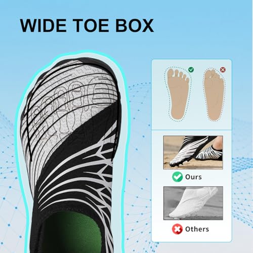 Image of Voyabarefoot Shoes for Women Men 2026 Upgrade Wide Toe Box Barefoot Hiking Sandals,Non-Slip Adjustable Water Shoes for Beach Walking Travel, Comfortable Slip On Walking Shoes