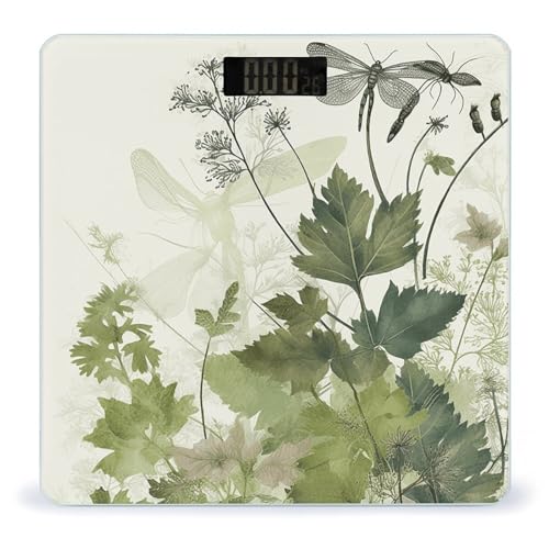 Báscula digital de baño con vidrio templado 400 lb