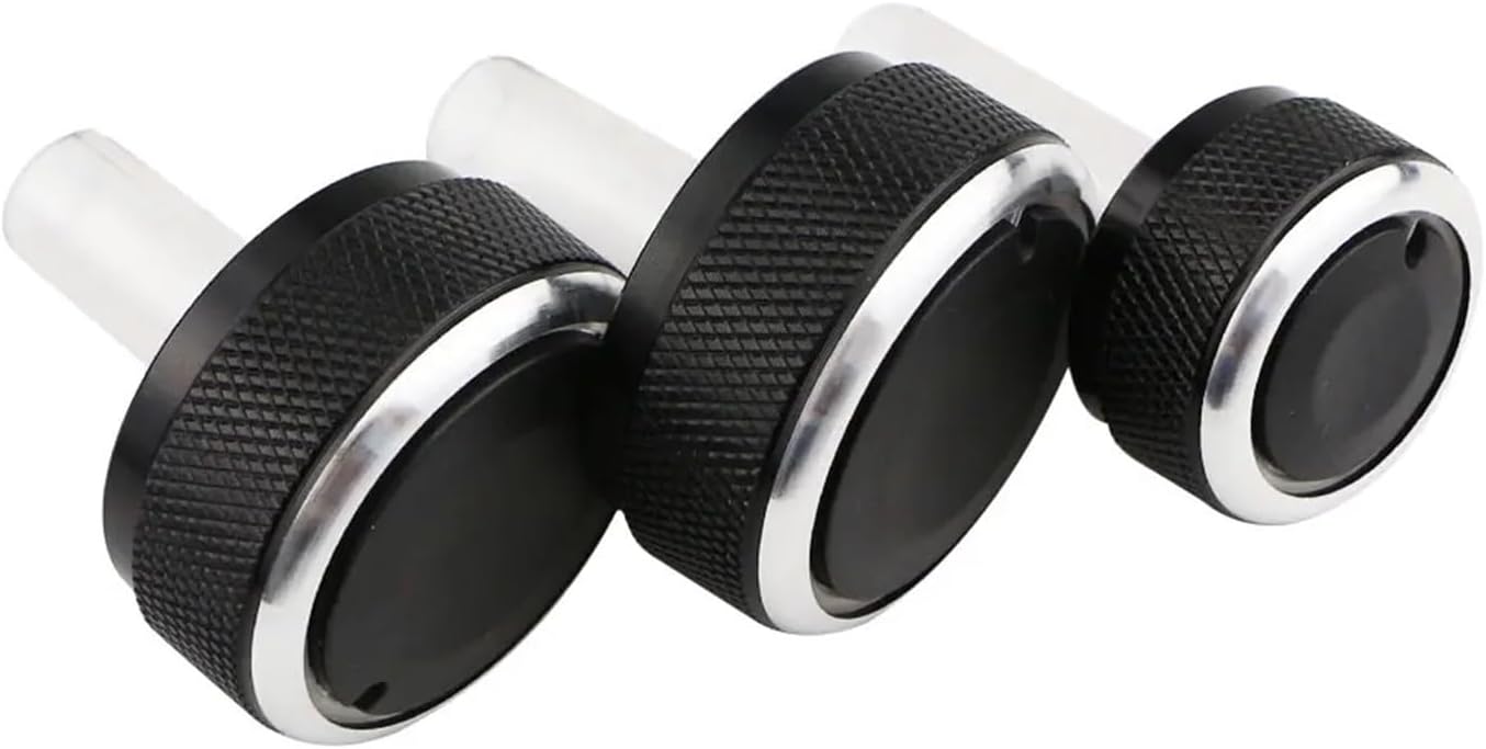 Heater AC Temp Control Knob 3Pcs Car Air Conditioning Knob Knob Heat Control Switch Button Fit For VW Fit For VW Fit For Golf 4 MK4 Fit For Passat B5 Fit For Bora Accessories Auto Air Conditioner Part