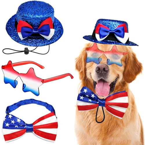 Disfraz patriótico 3 piezas para perro talla M