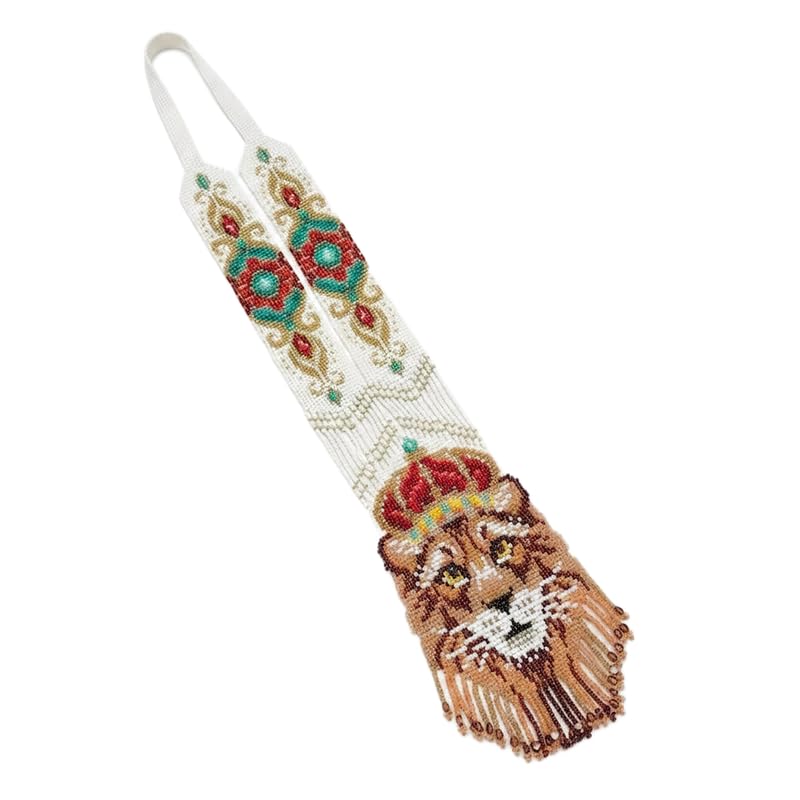 Collier perles de rocaille Lion Gerdan pour look bohème chic