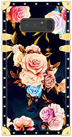 Funermei Flower Luxury Case for Samsung Galaxy S8 Plus,3D Soft Colorful Rose Floral Rivet Pattern Design Slim Cover,Unique Women Girls Lady Phone Skin, Color TPU Cases Galaxy S8Plus