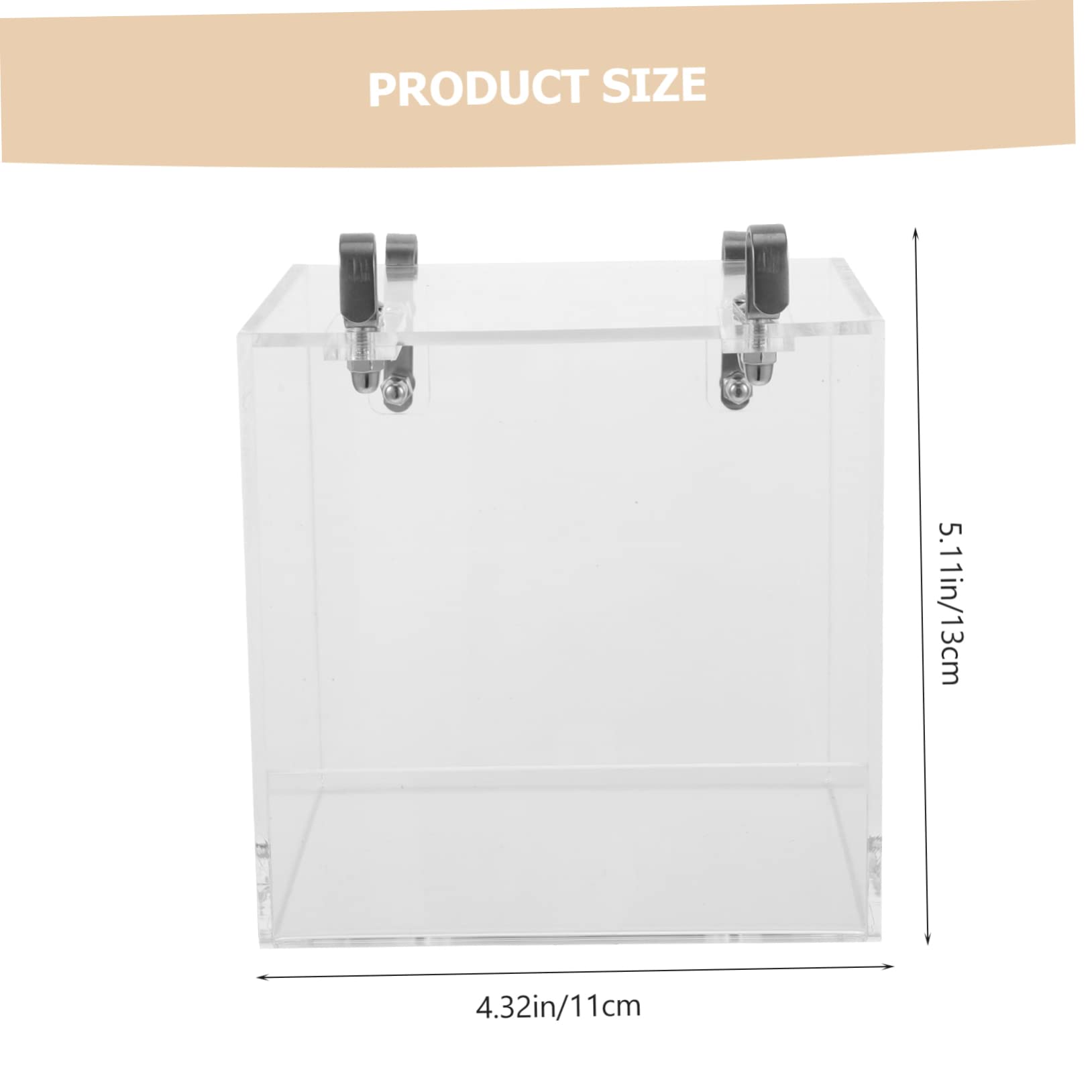 Vogelbadewanne aus Acryl, Vogeldusche, Transparente Kasten für Papageien