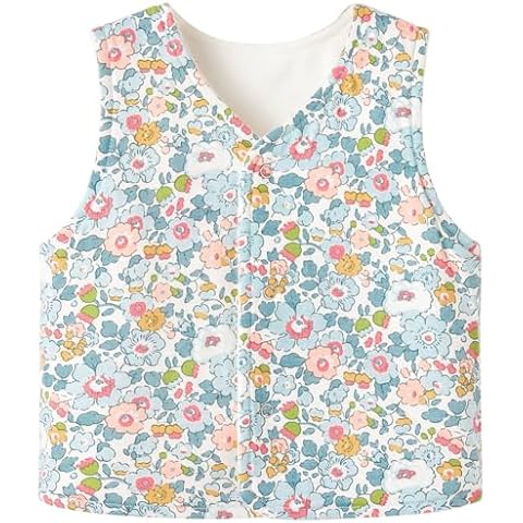 pureborn Baby Girl's Reversible Vest Cover