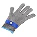 Cut Proof, Stab Resistant Stainless Steel Wire Metal Mesh Butcher Glove with Cotton Lining Ideal for Industrial Use Butchering and Protection Fits Both Hands XL