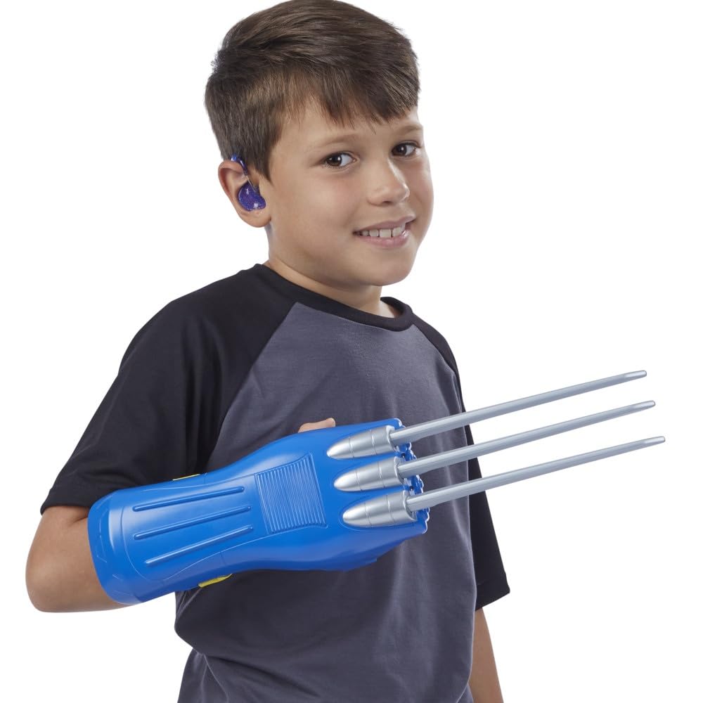 Marvel Studios X-Men '97 Wolverine Action-Kralle Rollenspielzeug, Superhelden-Spielzeug für Kinder ab 5 Jahren, Blue