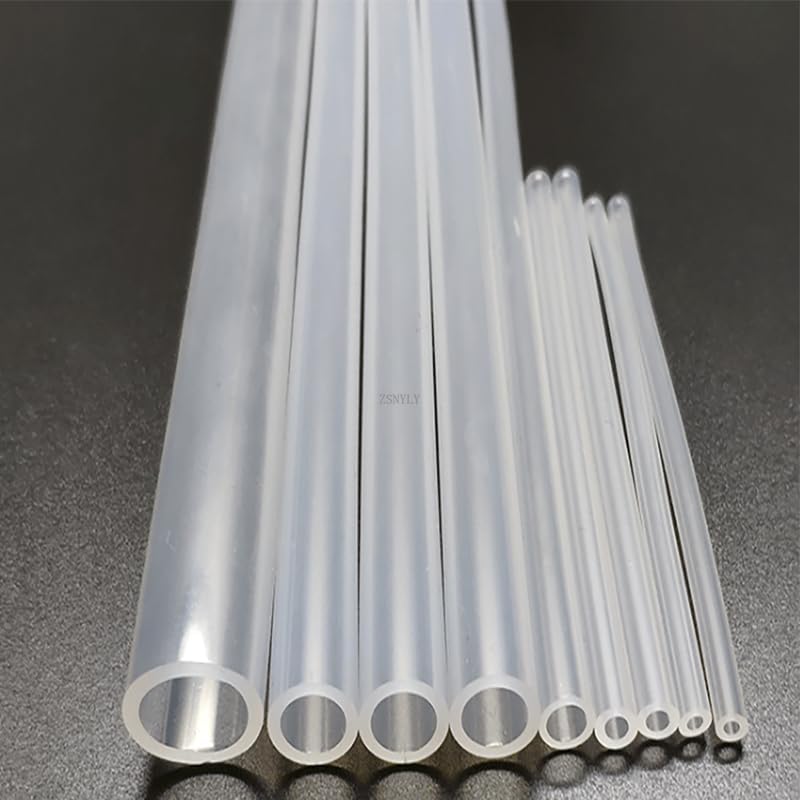 4mm 6mm 8mm10mm 12mm Silicone Hose Pipe Transparent Pipe Food Grade Pipes 8mm Rubber Tube Hoses Aquarium Tubing Pump Hose Hosing (Color : 6x9 mm, Size : 1 Meter)