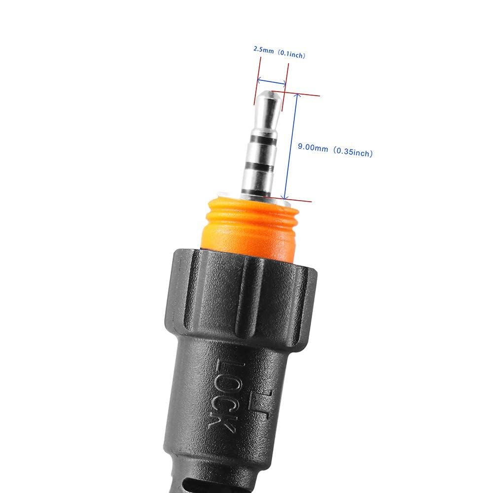 Auricolare a tubo acustico CLP1010 a 1 pin da 2,5 mm con microfono PTT per Motorola CLP 1010 CLP1040 CLP1060 CLP1080 (CLP 1040 CLP 1060 CLP 1080) Walkie Talkie On-Site Business Radio