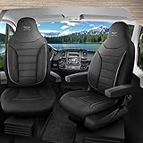 MONTAGE: Elastisches Material für leichte Montage in 15 min mit Klett- und Klemmverbindungen rutschfester Halt. Die Kopfstützen werden komplett verdeckt. Geeignet mit nicht abnehmbaren Kopfstützen.