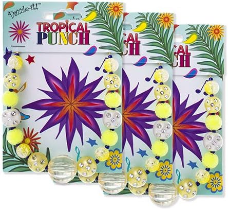 Tropical Punch Lucite Assorted Mix 8inches Moroccan Crepe 17 Beads DIY Plastic Beads Drop for Jewelry Making Necklaces Bracelets Earrings Pendants