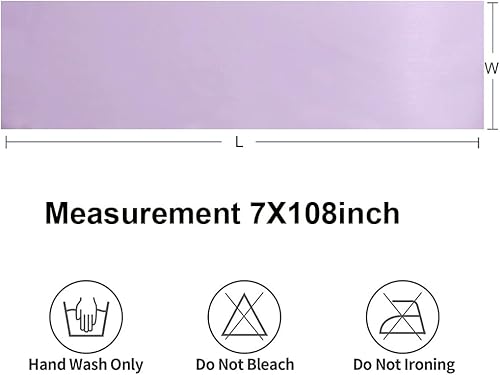 Vista 58 de Paquete de 50 bandas de satén para sillas de color azul bebé, lazos para sillas de boda, revelación de género, baby shower, fiesta, decoración