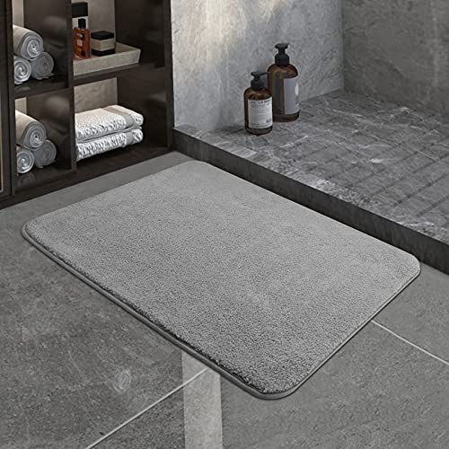 VPOW Antislip badmat, badmat voor de badkamer, waterabsorberende imitatie kasjmier badmatten 80 x 50 cm, wasbaar…