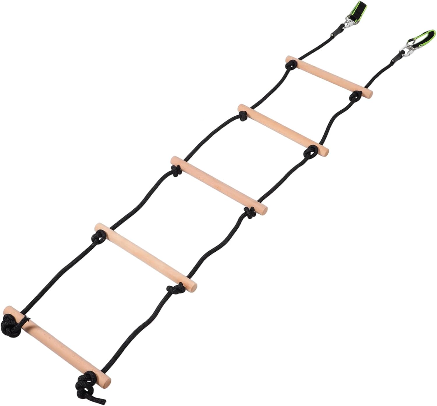 1set Climbing Frame for Boy Girl Outdoor Soft Rope Ladder Playset Encourages Physical Activity and Coordination Boy Girl Design for Treehouse Fun