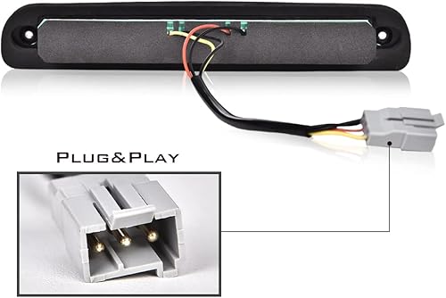 Miniatura 3 de Tercera luz de freno trasera LED lámpara de cola de carga compatible con Ford F250 F350 F450 F550 Super Duty 1999-2015 Lente roja Partes inferiores