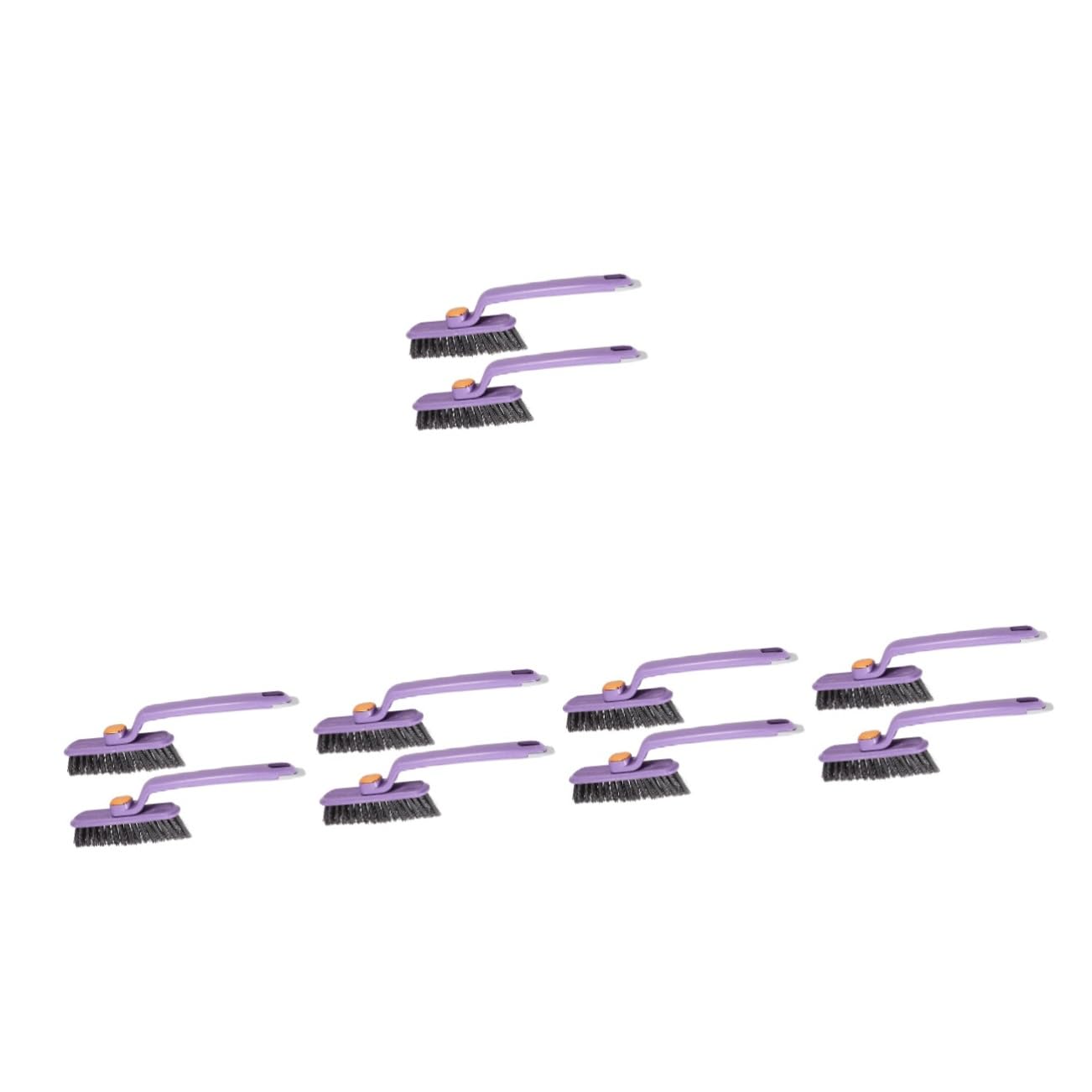 Didiseaon 10 Piezas Cepillo de Limpieza Herramienta de Limpieza de Esquinas de Ventanas Cepillo Limpiador de lechada Antideslizante Cepillo para Limpiar Grietas Cepillo para Fregar Inodoro