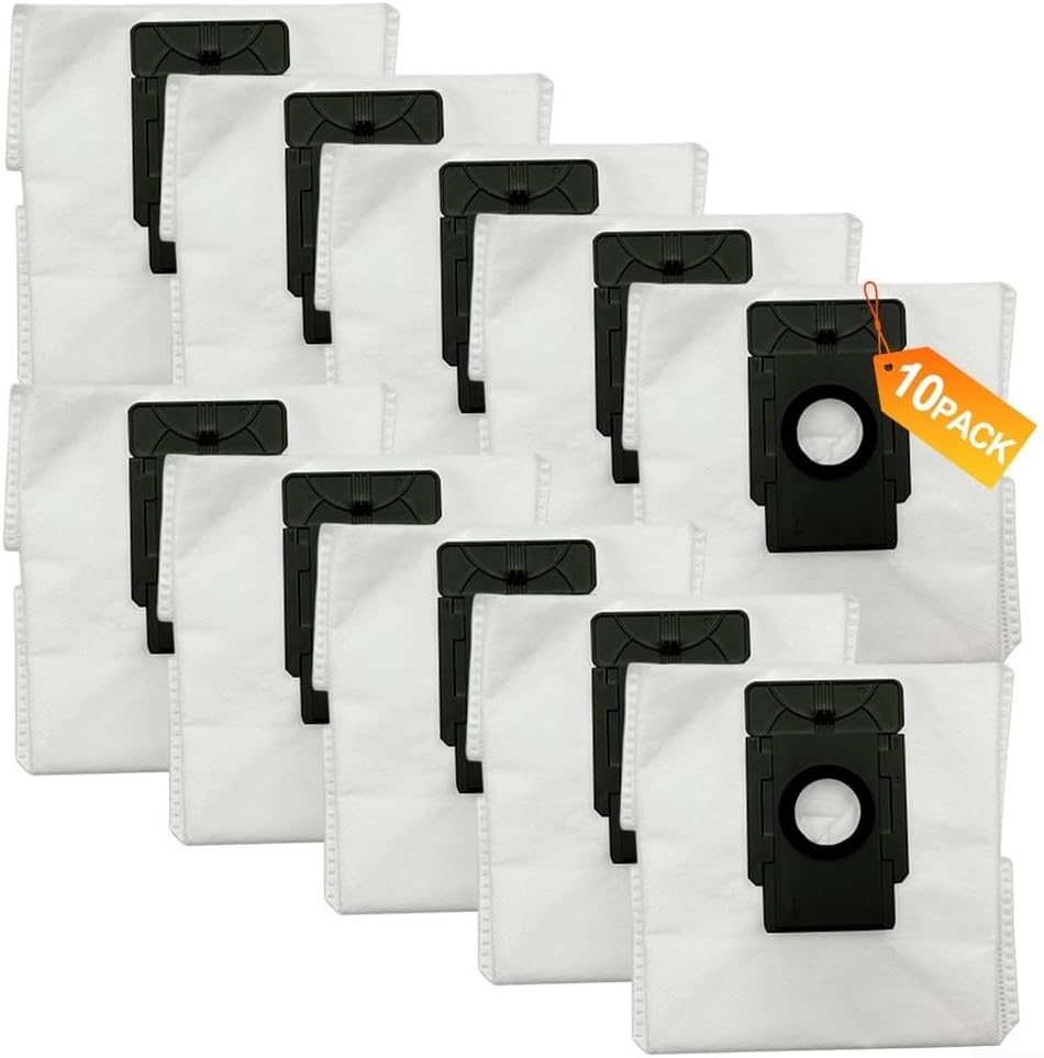 Dust Bags Vacuum Cleaner Replacement Dust Bags for S8 Plus For Botslab S8 Plu(10 PACK)