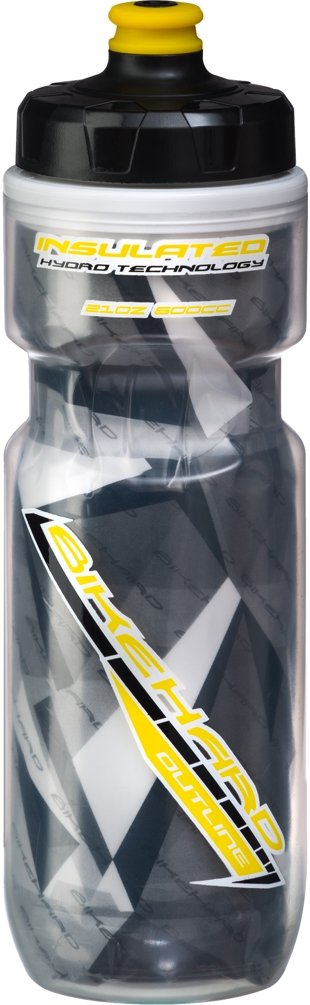 BikeHard Insulated Water Bottle 21oz Yellow