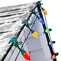 C9 LED Christmas Lights Outdoor, 68Ft 100 LED String Lights with Quick Clips, Commercial Grade Extendable Waterproof Outdoor Christmas Lights for House Outside Roofline Xmas Decorations, Multicolor