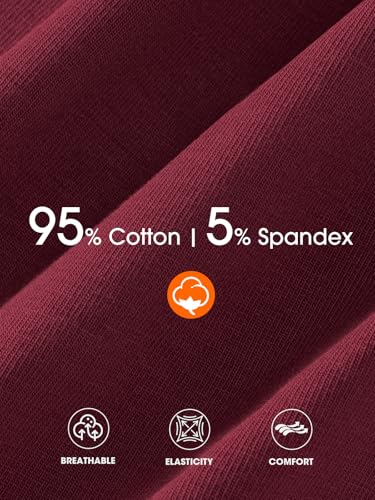 PNQUNZ Cotton Hipster Panties Women: 6-Pack Soft Full Coverage Mid Rise Underwear for Everyday Comfort