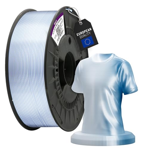 Winkle Filament PLA Silk Dual 1.75 mm 1 kg Blue and White, 3D Printer