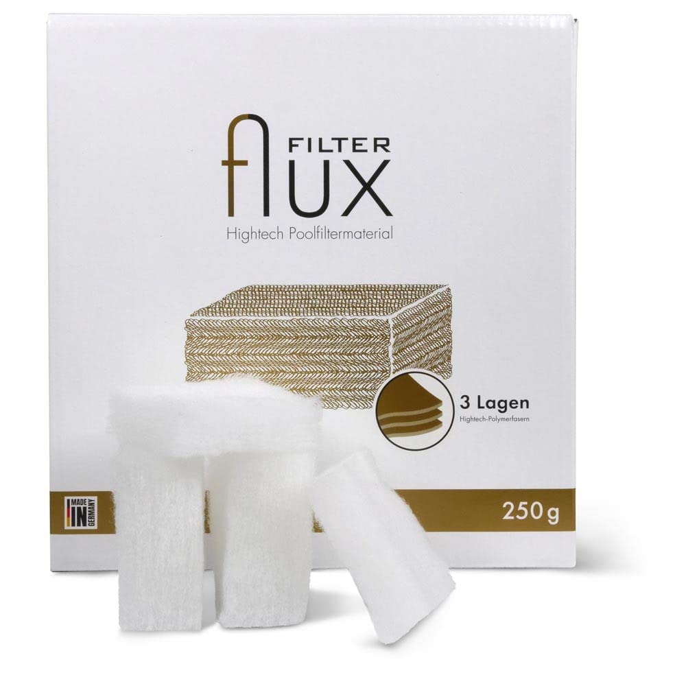 POOL Total Filter Flux Gold 3-lagig 500 g - Hightech Filtermaterial für Pools - Kompatibel mit Allen handelsüblichen Sandfilteranlagen - Ersetzt Filtersand Filterbälle oder Filterglas
