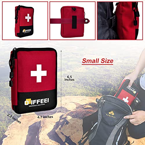 O'iffeei Small First Aid Kit Bag Pouch Empty, Handy Portable For Outdoors Camping Hiking Car Home School. Small Medical Bag For Emergency. #TOP3