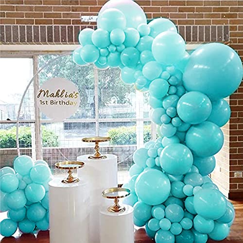 Image of ITAF Blue Pastel Balloons For Birthday /Anniversary /Engagement /Wedding /Baby Shower /Farewell /Any Special Event Theme Party Decoration - Pack of 50