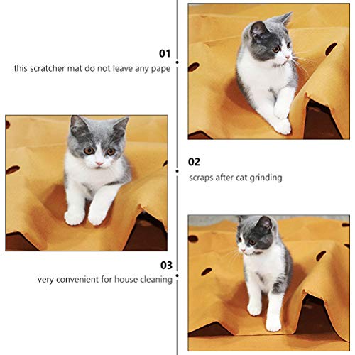 Tapete para cães e gatos para arranhar, tapete para proteção contra arranhões e arranhões para gatos