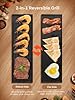 Appareil a Raclette FOHERE, Rotative Appareil Raclette 8 Personnes avec Plaque de Cuisson Antiadhésive et 8 Plaques à Fromage, 1400 W, Acier Inoxydable Mat, Idéal pour la Maison et Les Fêtes