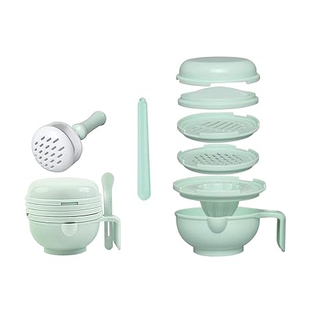 Optimuss Baby Food Mill Grinding Bowl Grinder Processor Multifunction Mash Prep Serving DIY Homemade
