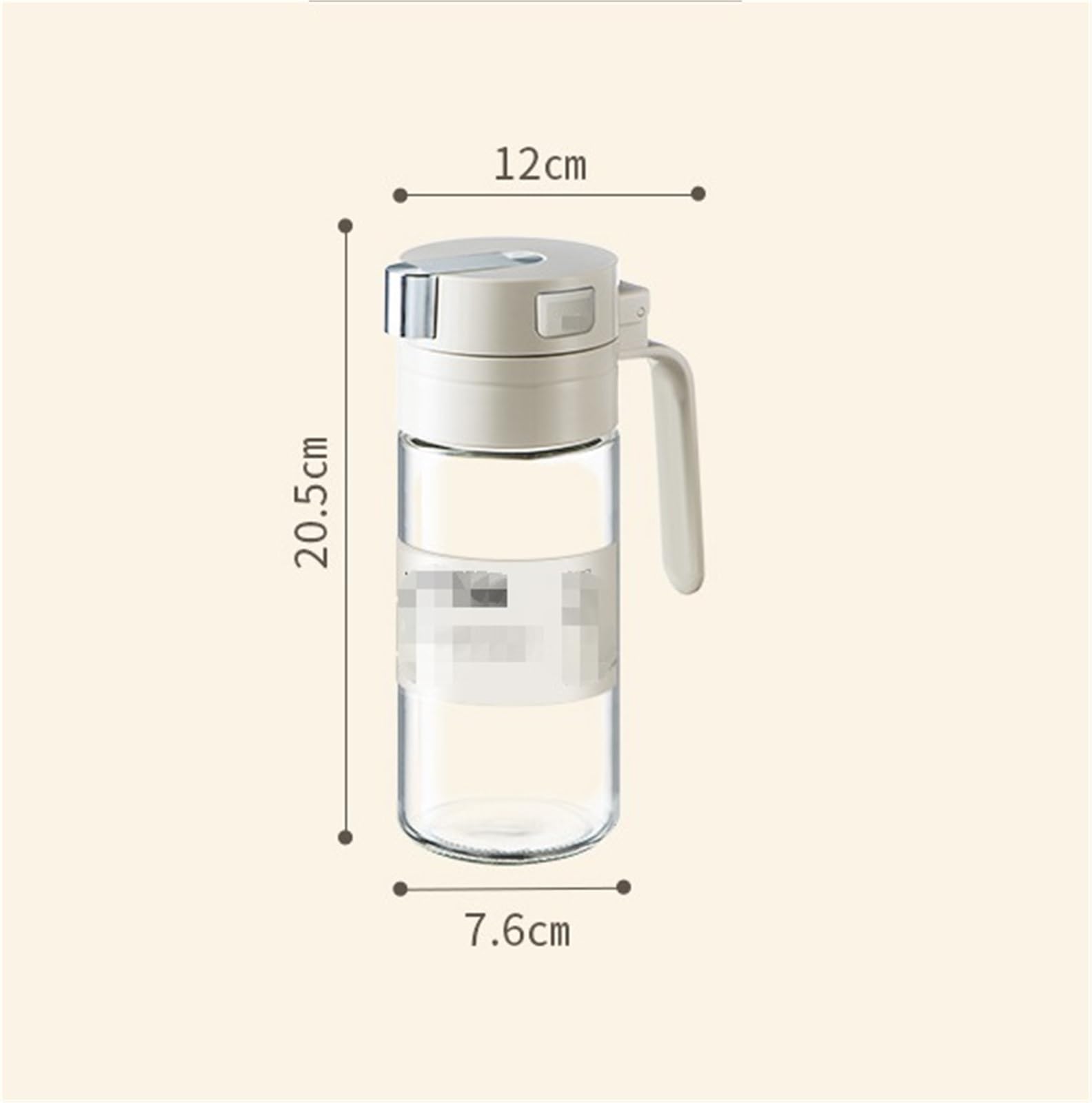 Ölsprüher Für Speiseöl Automatisches Öffnen Und Schließen Der Olivenöl-Spenderflasche, Geeignet For Grillen Braten Von Salaten Grillen Küche(White)
