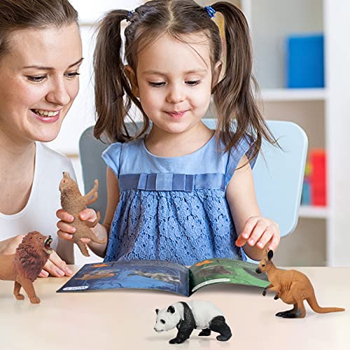 8 Safari Animal Figures Toys Jungle Animals For Boys Realistic Play Zoo Gift For Toddlers Boys Girls Toddlers Kids #TOP2