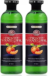 BEAUTE BLANC Fruit Vinegar Hair Dye for Men, Women, Natural Ammonia Free Color Dye (Black) 1000 ML Price In India