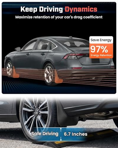 Image of Autorder Mud Flaps Splash Guards for 2023-2025 2026 Honda Accord Accessories Mudflap Fender Flares Front and Rear Mud Guard Set 4Pcs