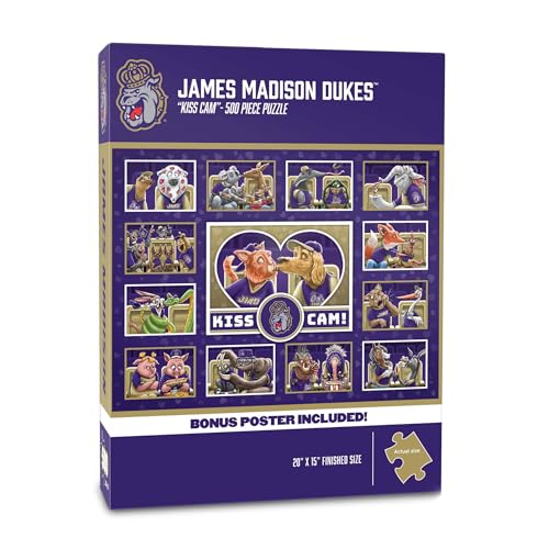 Image of YouTheFan NCAA James Madison Dukes inchKiss Cam inch 500 Puzzle