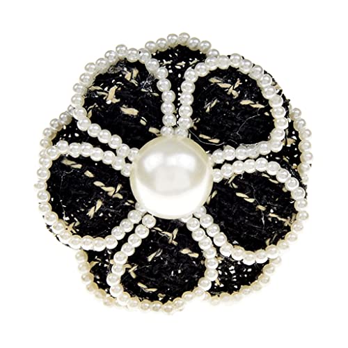 Broche perles camélia pour pull et sac à main, fini les tenues ternes