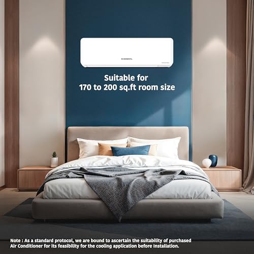 Image of GENERAL 1.5Ton BEE 2026 3 Star Rated,Inverter Split AC(ASGG18CPWA-B,White,Copper,5300W,Powerful Cooling,15m Long Reach Airflow,4 Way Swing,55C Max,Suitable for 170~200 Sft,Free Standard Installation)