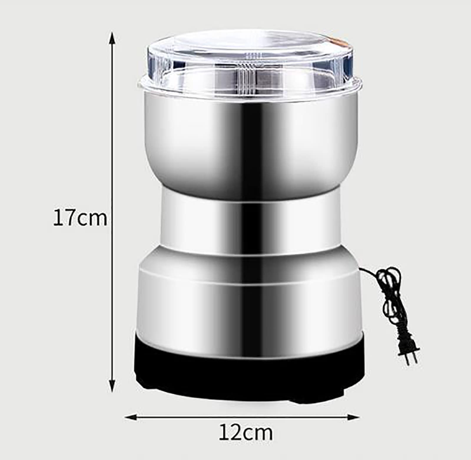 Macinacaffè Elettrico 350G, frantoio per cialde di caffè Famiglia Macchina per Polvere Commerciale per Cucina Erbe Spezie Pepe caffè Mais