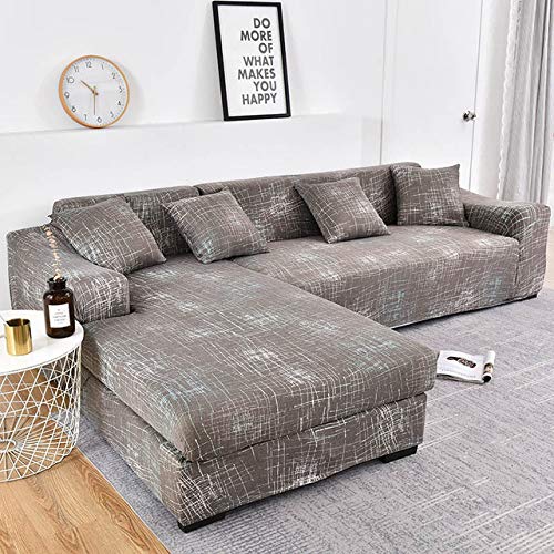 Chaise longue housse de canapé extensible universelle en tissu extensible haute élasticité - 2