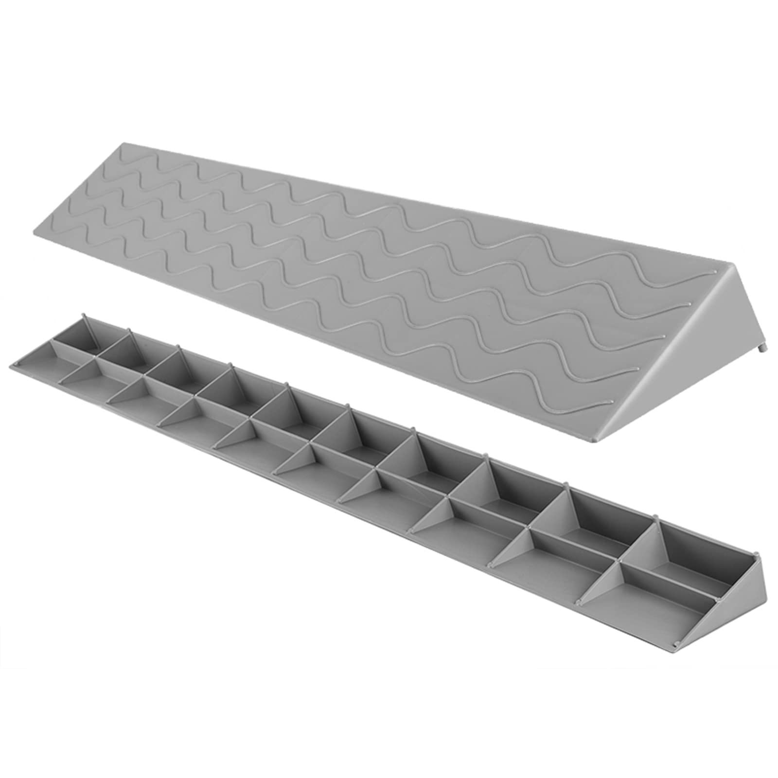 Rampa de umbral portátil para interiores para puertas, rampa para silla de ruedas y bordillos con elevación de 1 a 10 cm, ideal para bicicletas, scooters, equipaje y robots de barrido