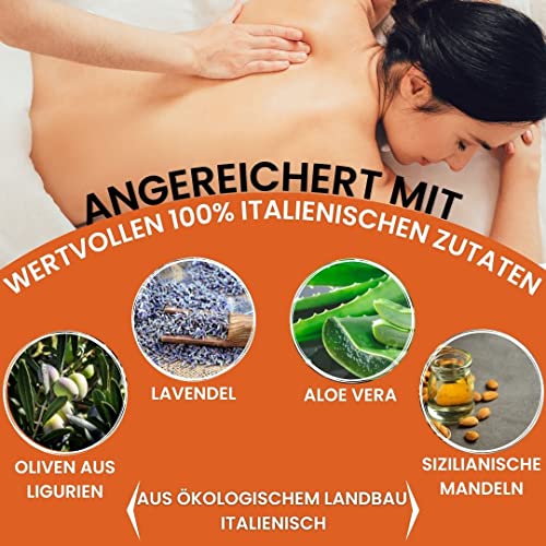 Arnika Gel für Pferde für den menschlichen Gebrauch 98% 500 ml mit Lavendel Extrakt, Minze, Gaultheria-Öl und Vitamin E, Arnika-Creme mit wohltuender Wirkung auf Muskeln, 100% Italienisch - Image 4