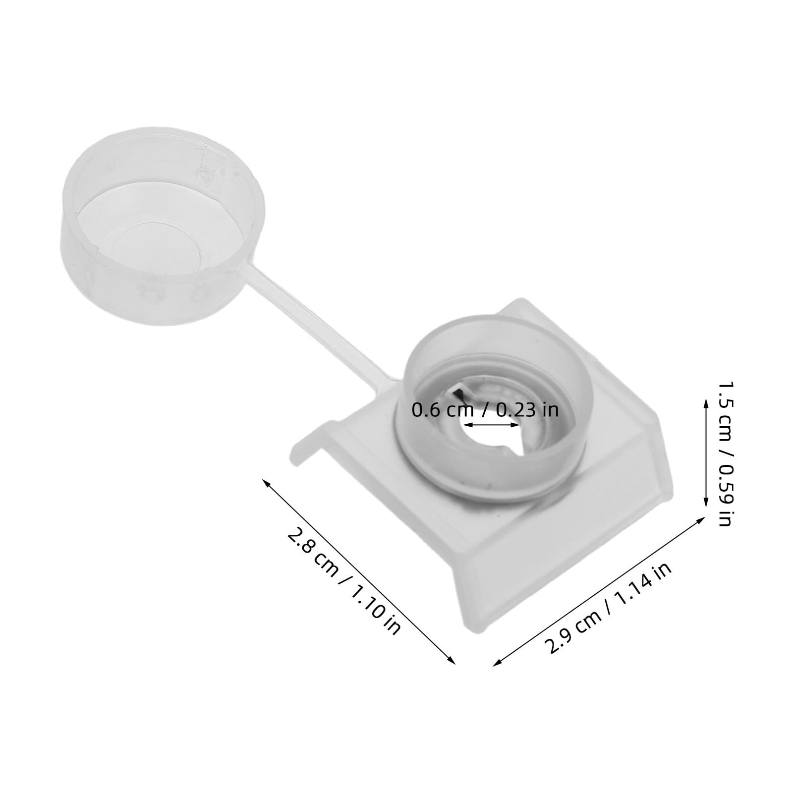Dachblech Schrauben mit Transparentem Kunststoff Dichtungsring