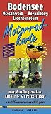 Motorradkarte Bodensee /Ostschweiz - Vorarlberg - Liechtenstein: 1:200000. Mit Tourenvorschlägen, Ausflugszielen, Einkehr- & Freizeittipps, reissfest, wetterfest, beschriftbar und wieder abwischbar