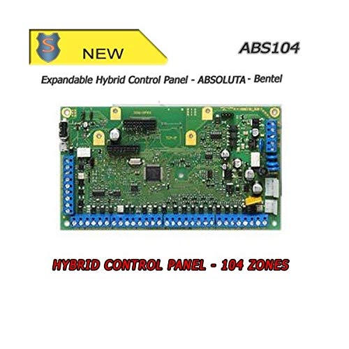 Bentel Security - Centro de alarmas híbrido - 104 Zonas - Absoluta 104 - ABS104
