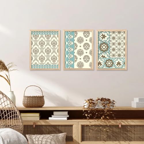 Image of kotart Premium Digital Madhubani Art Paintings with Frame for Home Decor - Framed Wall Painting for Living Room Bedroom Office Room Decor - Painting for Wall Decoration - Pack of 6 (19X25 inch)