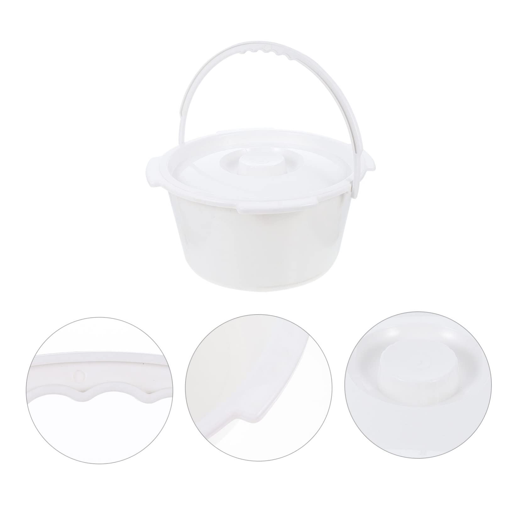 Gatuida Orinal Tapa para Ancianos y Adultos, Pp Resistente, Fácil de Limpiar y Almacenar, Diseño Antideslizante y Portátil