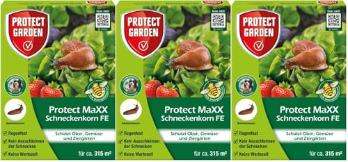 hagebauSPN 3 X 1,2kg Protect MaXX Schneckenkorn FE