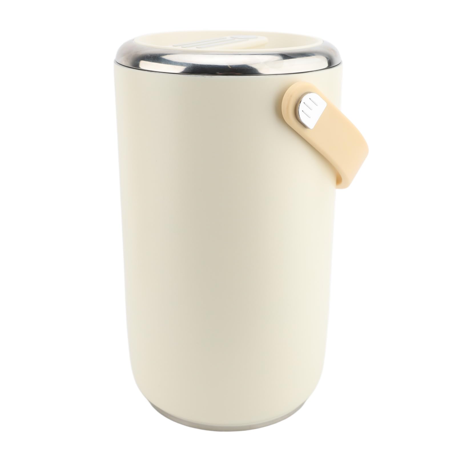 Qcwwy Barattolo per Alimenti Isolato Sottovuoto in Acciaio Inossidabile da 2,6 Litri, Contenitore per il Pranzo Isolato Impilabile a 3 Livelli, Adatto Al Microonde e a Prova di (WHITE)