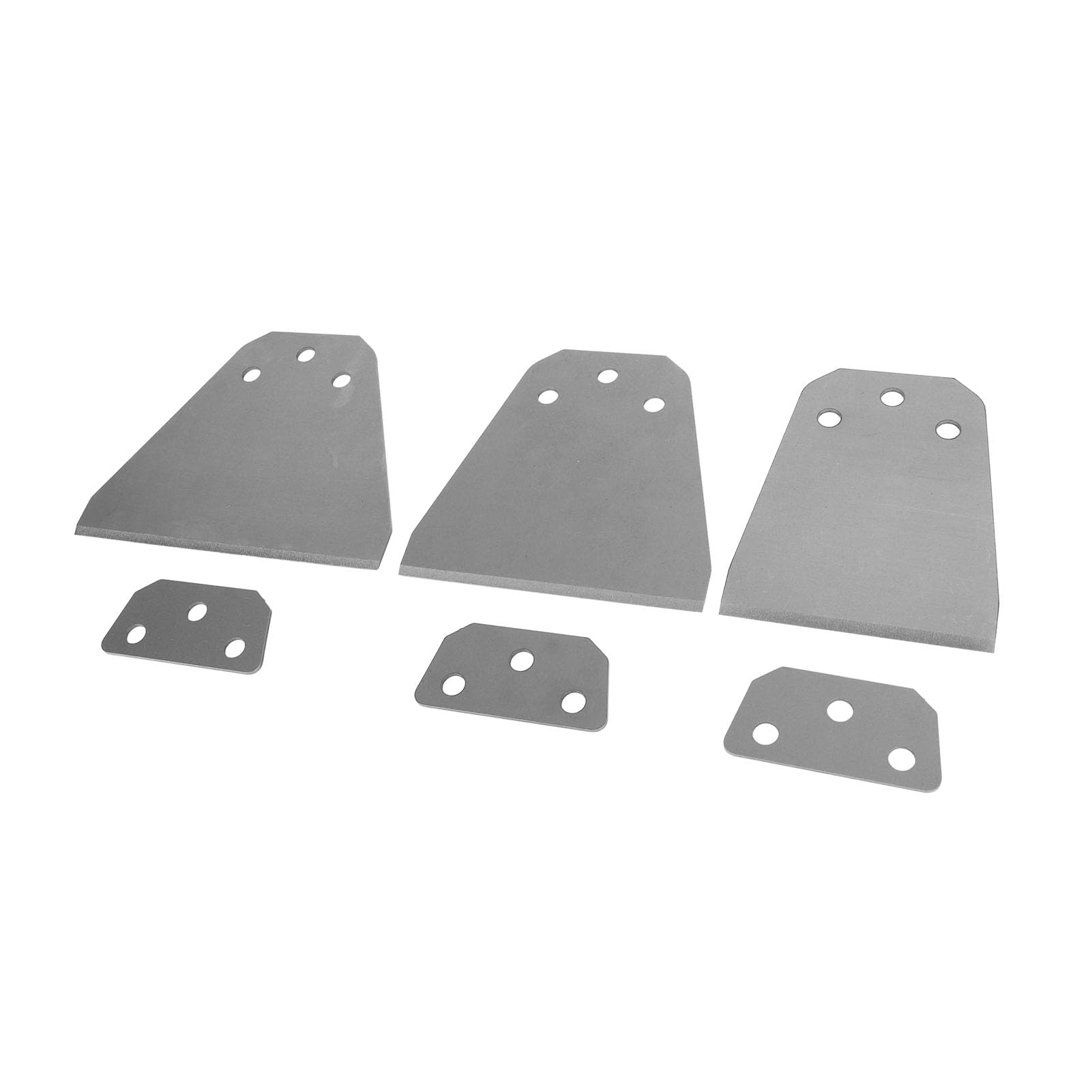 YWBL-WH Rascador de Piso, Juego de Raspador de Martillo Rotativo de Acero con Resorte, 3 Cuchillas de 4 Pulgadas, 5 Pulgadas y 6 con Juntas, para Eliminación de Adhesivo de Lechada de Azulejos y